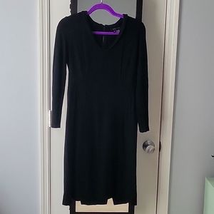 Etcetera Long Sleeve Black Dress